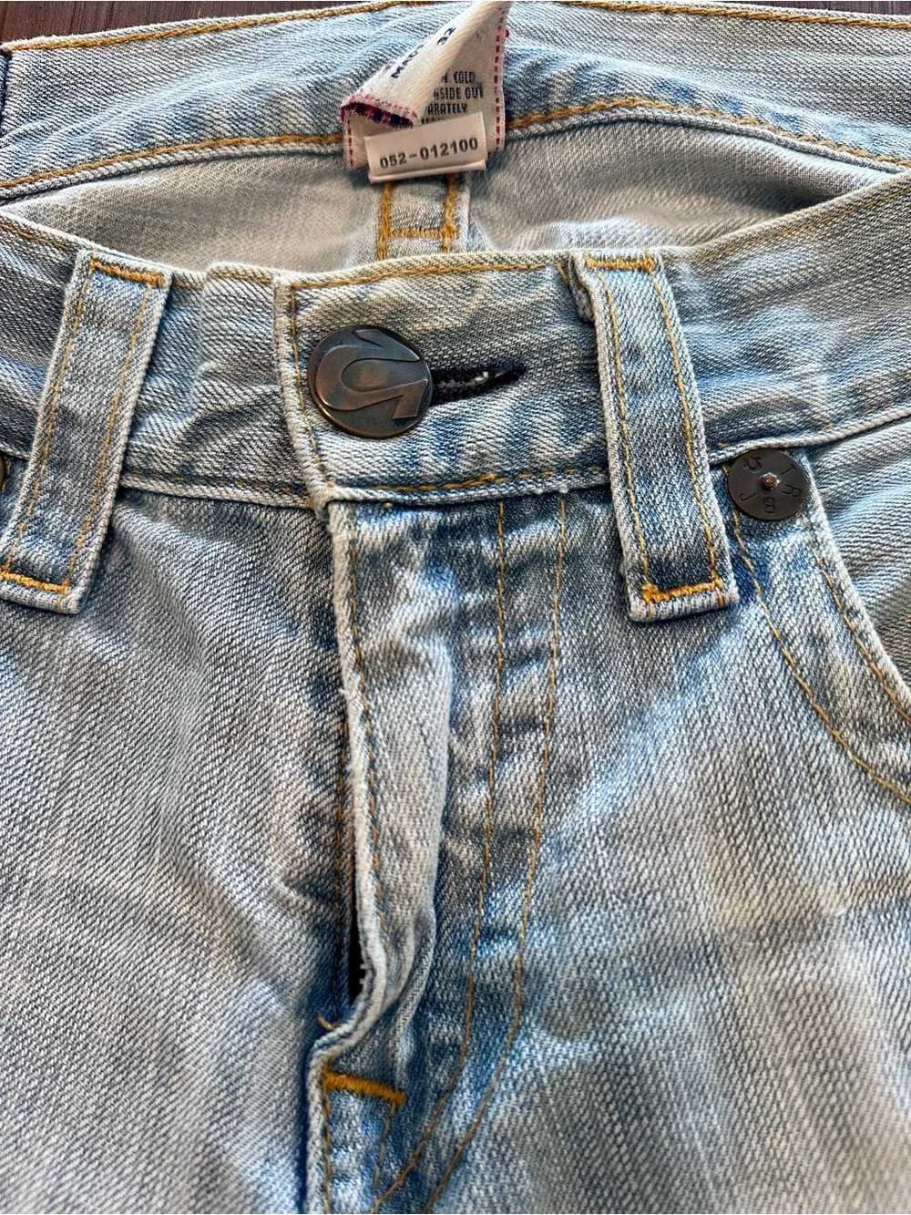 True Religion Vintage Flare Jeans Brown Horseshoe Made in USA